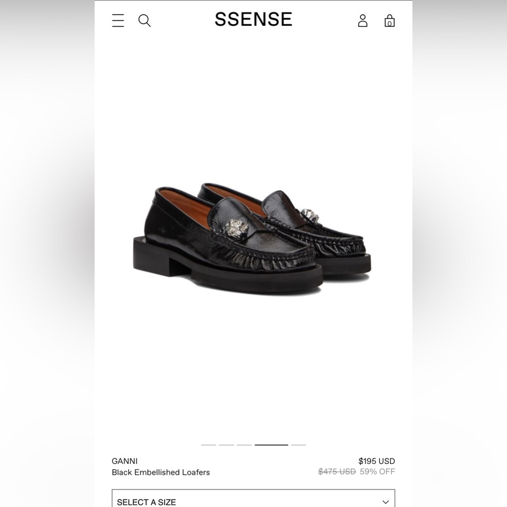Ganni Embellished Loafers